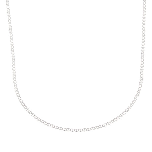 Chaîne Rhalidaae Maille Marine Plate en argent sterling