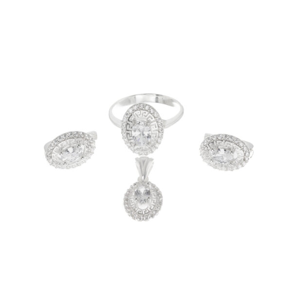 Ensemble Mesiska D'anneaux en argent sterling 925